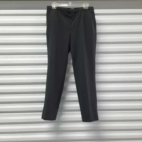 Ellen Tracy Women's Pants Size 8 Gray Dress Slacks Trousers Pockets Career Wear - Picture 1 of 7